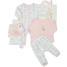 E13345: Baby Girls Elephant 8 Piece Gift set (0-6 Months)